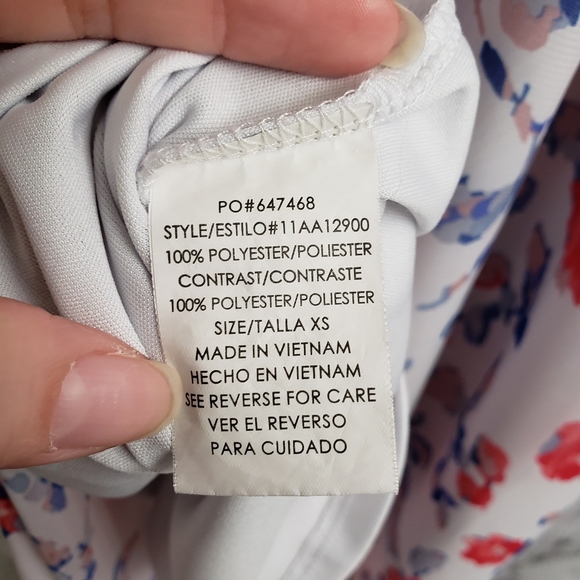 Want & Need Floral Lattice Popover Maxi Dress XS - Picture 4 of 14